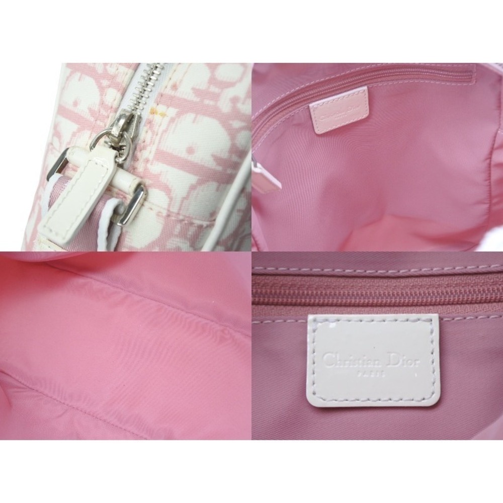 Dior rhinestones Trotter Christian shoulder bag pink - Picture 9 of 10